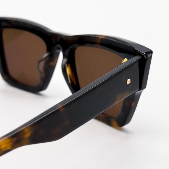 NEW VALENTINO XXII VLS-106B-53 HAVANA UNISEX SUNGLASSES VALENTINO main image 4